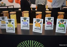 Joannusmolen presenteerde onder meer de puffed corn, een alternatief voor popcorn. Nu ook smaken voor volwassenen. 