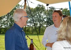 Bavo van den Idsert (Id's Oke) met Karst Kooistra (Landgoed Bleijendijk en Tradin Organic).