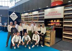 Schulp vruchtensappen goed vertegenwoordigd op de beurs.