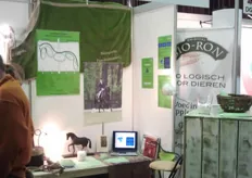 De stand van Het Groene Paard - Duurzaam Hippisch Ondernemerschap.