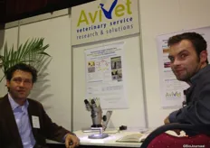 Roland Bronneberg en Berrian Lammers (rechts) van AviVet BV