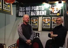 Theo de Bakker (l) en Benny Pieters van Partij voor de Dieren.