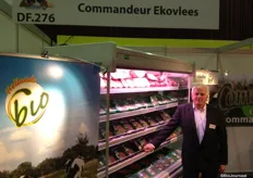 Albert Roozendaal van Commandeur Ekovlees. Zij lanceerden het nieuwe merk Holland Bio op de BioVak.