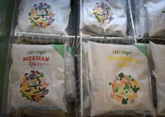 Mexican Spices, Provenciale Herbs: een greep uit het aanbod diepvriesmaaltijden van Lazy Vegan.